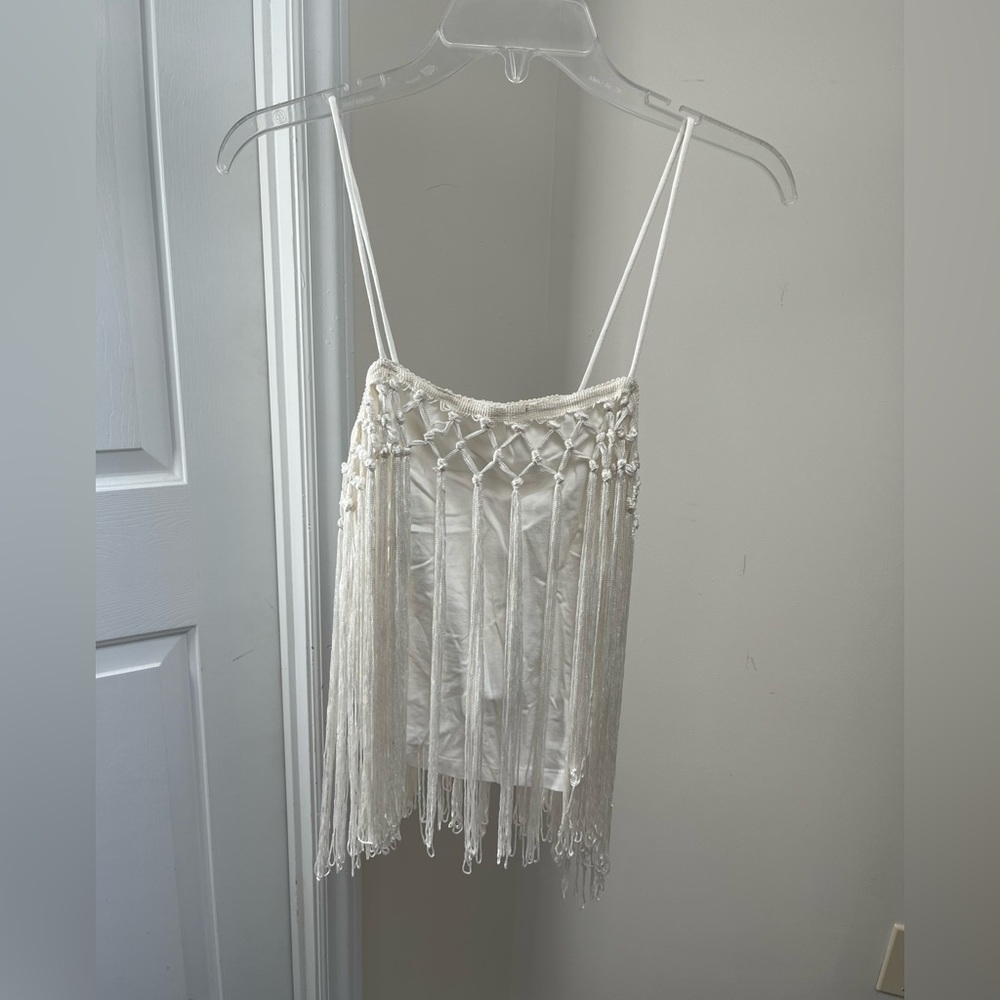 Anthropologie Fringe Cami